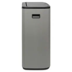 Brabantia Bo touch bin 2x30 L, Mineral concrete grey Gris