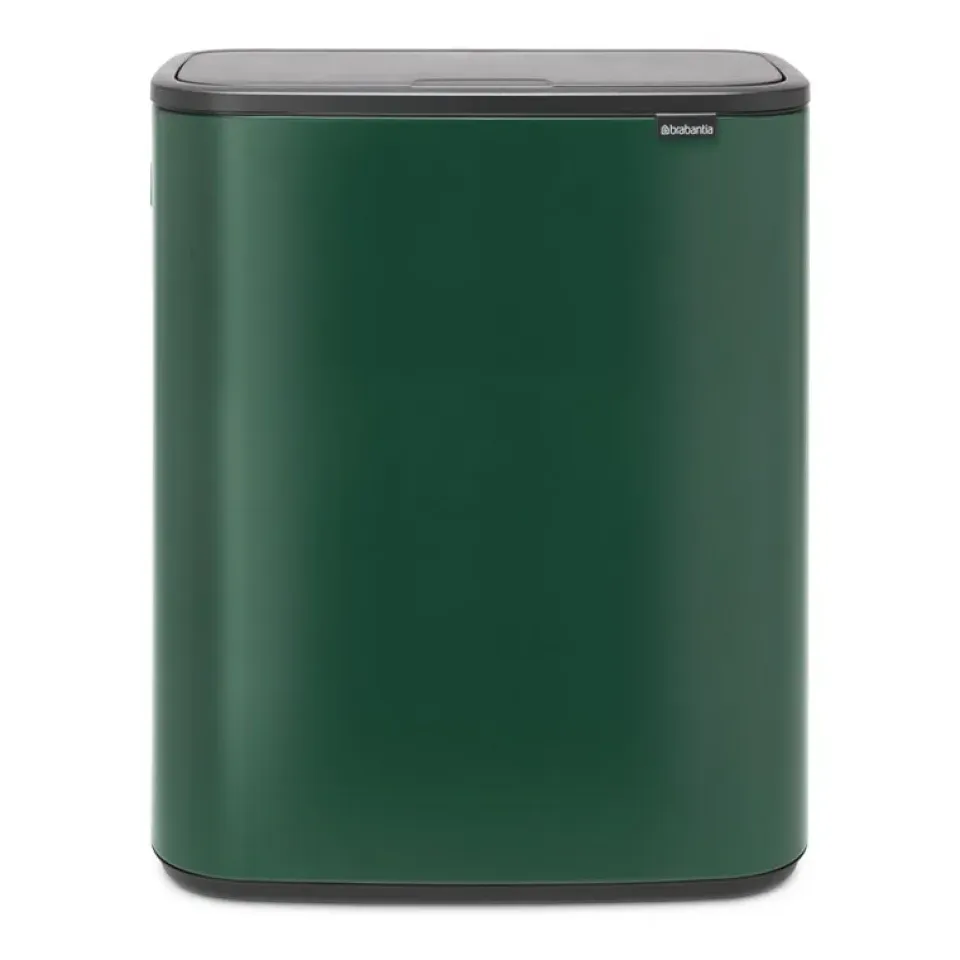 Brabantia Bo touch bin 2x30 L, Pine green Verde
