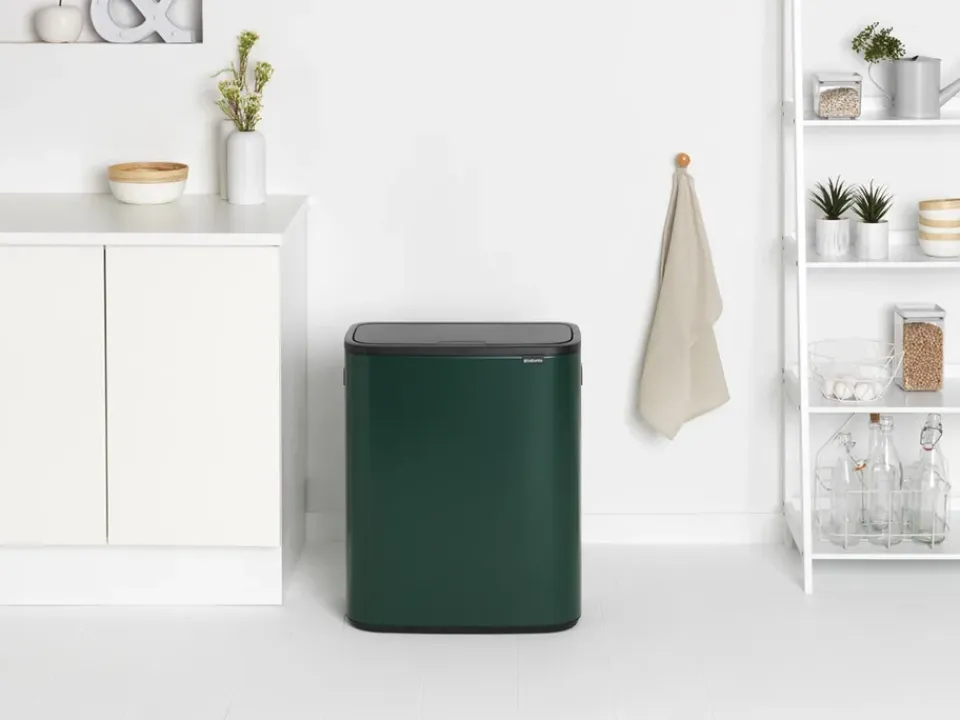 Brabantia Bo touch bin 2x30 L, Pine green Verde