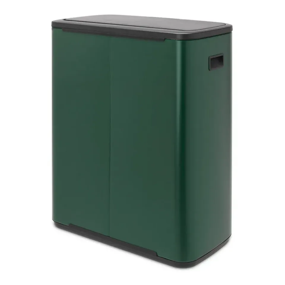 Brabantia Bo touch bin 2x30 L, Pine green Verde