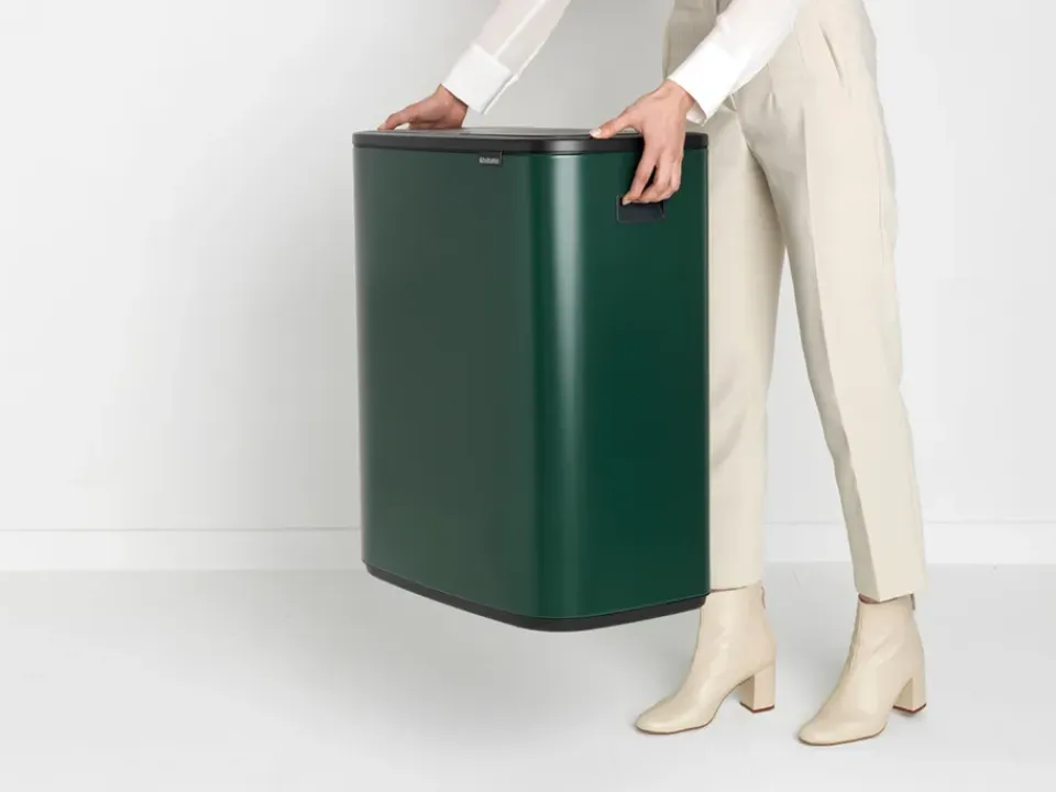 Brabantia Bo touch bin 2x30 L, Pine green Verde
