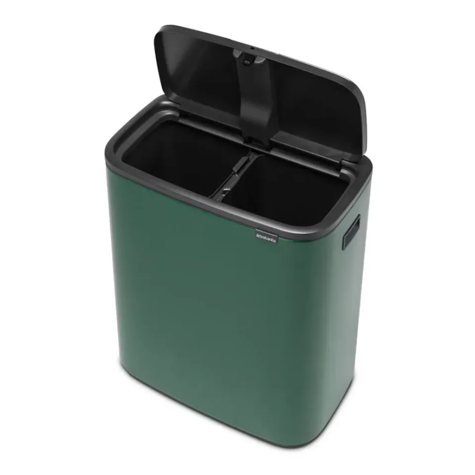Brabantia Bo touch bin 2x30 L, Pine green Verde