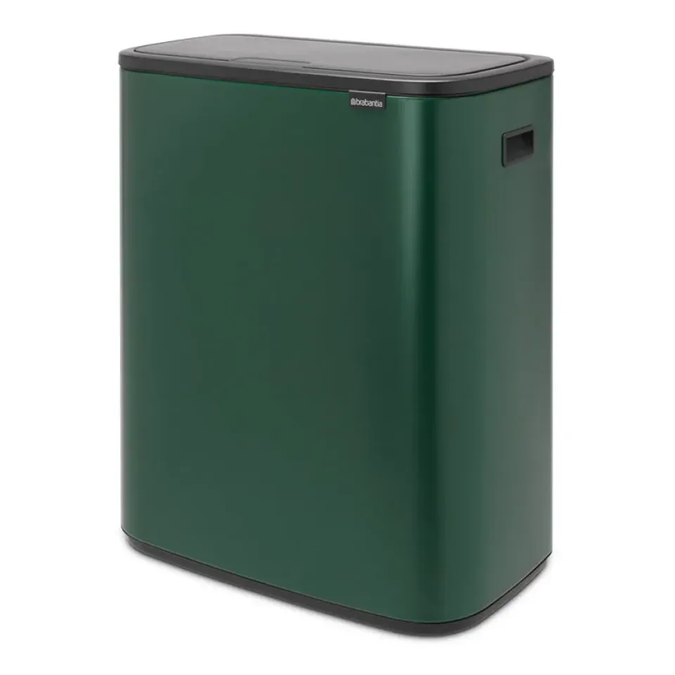 Brabantia Bo touch bin 2x30 L, Pine green Verde