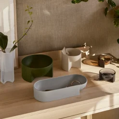 Hot Iittala Bol cerámica Kuru 7,5x37 cm, claro Gris