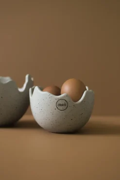 Discount DBKD Bol Happy Easter cáscara de huevo small, Mole dot Beige