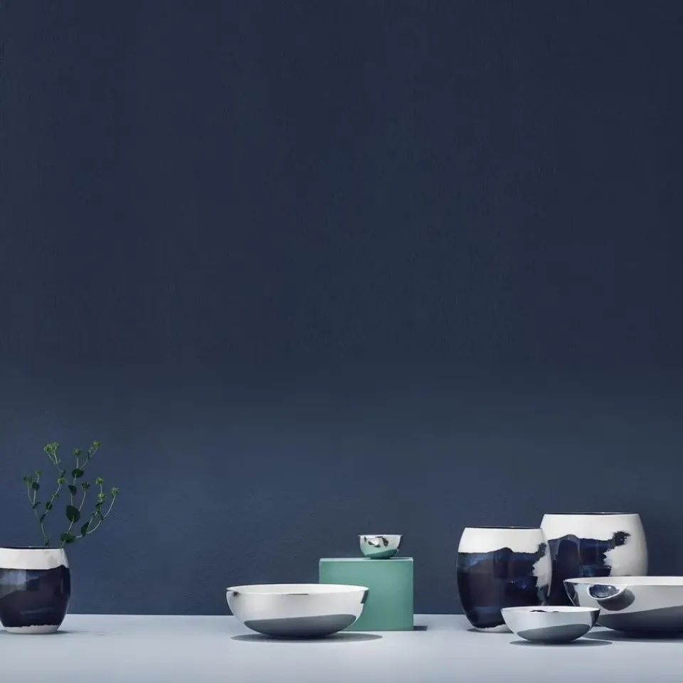 Clearance Stelton Bol Stockholm Aquatic, Ø 40 cm AzulBlanco