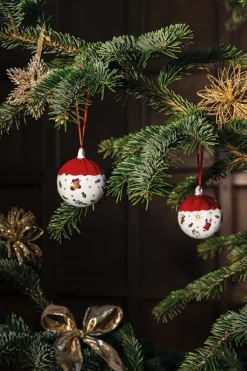 Sale Villeroy & Boch Bola de navidad Toy's Delight Decoration Ø6 cm, blanco-rojo BlancoRojo