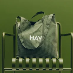 Best HAY Bolsa Grid Crossover Bag medium, Dark green, medium Verde