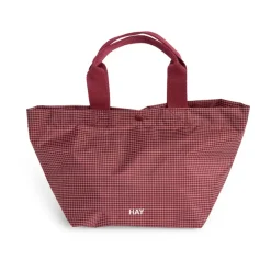 Online HAY Bolsa Grid Everyday Bag, Burgundy, mini Rojo