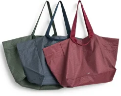 Discount HAY Bolsa Grid Weekend Bag, Dark green, medium Verde