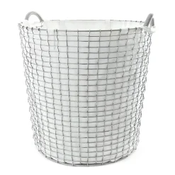 KORBO Bolsa ropa sucia , 65 L Blanco