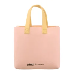 Hot Muurla Bolsa Tote Pippi 25x25 cm, Pippi y el caballo Rosa