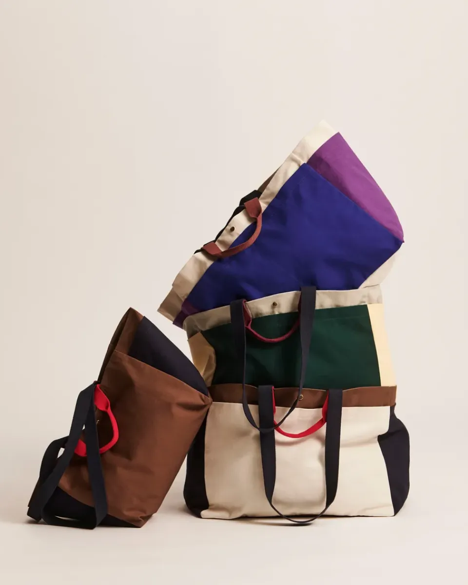 Best HAY Bolsa Weekend Bag Organic S, Dark green Multi