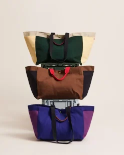 New HAY Bolsa Weekend Bag Organic M, Electric blue Multi