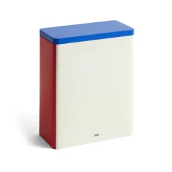 Best HAY Bote Tin Container x-large, Off white-blue-red BlancoAzulRojo