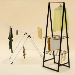 Discount Brabantia Burro para ropa Linn, pequeño, Negro