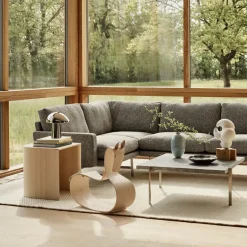Best Fritz Hansen Caballito balancín Rocking Horse, Fresno lacado incoloro Beige