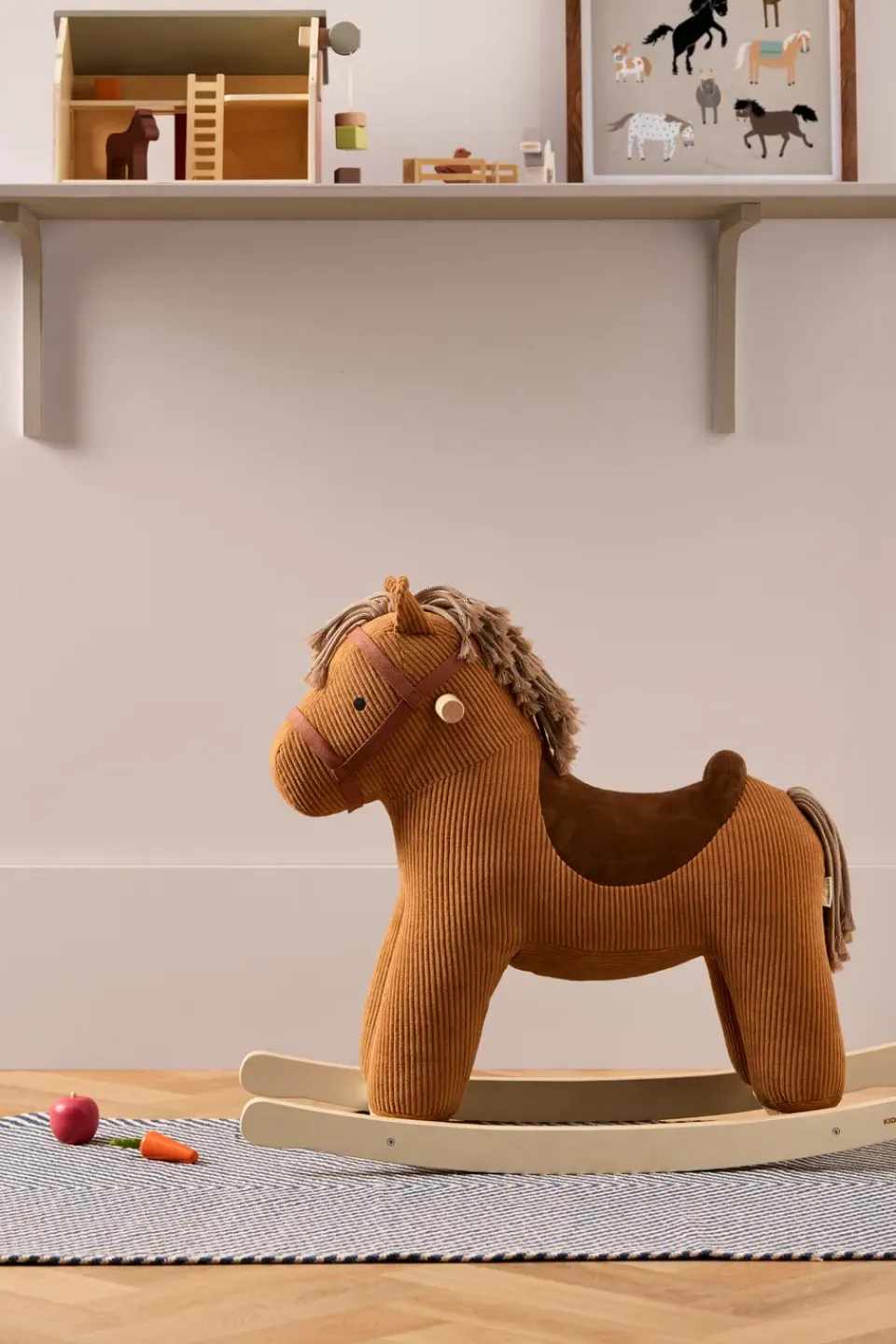 Outlet Kid's Concept Caballo balancín , Vera Marrón