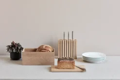 Discount Andersen Furniture Caja de almacenaje Gourmet 35x20x16,5 cm, Oak Marrón
