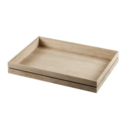 Discount MOEBE Caja de almacenaje Organise 25x34 cm, Wood Marrón