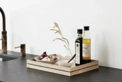 Discount MOEBE Caja de almacenaje Organise 25x34 cm, Wood Marrón