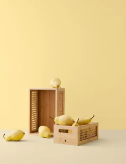 Clearance RIG-TIG Caja de almacenamiento Bamboo box 15x25 cm, Bambú Beige