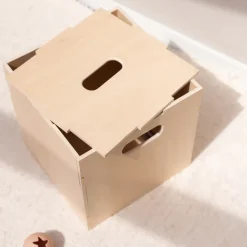 Discount Nofred Caja de almacenamiento Cube Storage, Abedul Beige