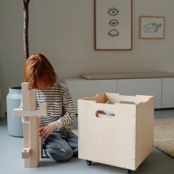 Discount Nofred Caja de almacenamiento Cube Storage, Abedul Beige