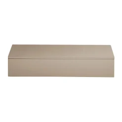 Mojoo Caja de almacenamiento lacada Lux 38x19x7 cm, Fawn Gris