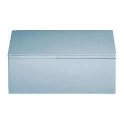 Discount Mojoo Caja de almacenamiento lacada Lux 19x19x7 cm, Powder blue Azul