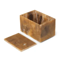 Online Ferm Living Caja de almacenamiento Mist 10x15 cm, Sugar kelp Marrón