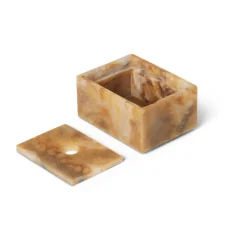 Outlet Ferm Living Caja de almacenamiento Mist 7,5x10 cm, Sugar kelp Marrón