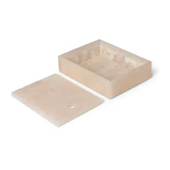 Clearance Ferm Living Caja de almacenamiento Mist 15x20 cm, Pearl Beige