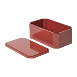 Best Ferm Living Caja de almacenamiento Nova 15x25 cm, Picante Red Rojo
