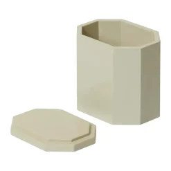 Ferm Living Caja de almacenamiento Nova 7,5x10 cm, Light Celedon Gris