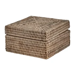 Discount Lene Bjerre Caja de almacenamiento Norah 18x18 cm, Nature Marrón