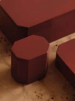 Clearance Ferm Living Caja de almacenamiento Nova 7,5x10 cm, Picante Red Rojo