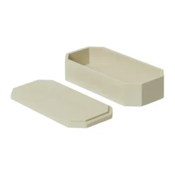 Best Ferm Living Caja de almacenamiento Nova 10x20 cm, Light Celedon Gris
