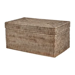 Lene Bjerre Caja de almacenamiento Norah 25x40 cm, Nature Marrón