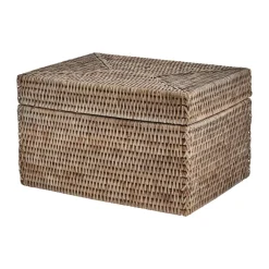 Hot Lene Bjerre Caja de almacenamiento Norah 22x30 cm, Nature Marrón