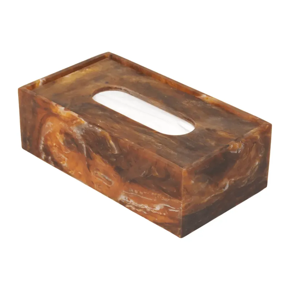 Best Ferm Living Caja de pañuelos Mist 12x21,5 cm, Sugar Kelp Gris