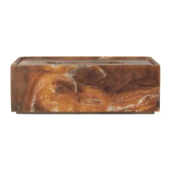 Best Ferm Living Caja de pañuelos Mist 12x21,5 cm, Sugar Kelp Gris