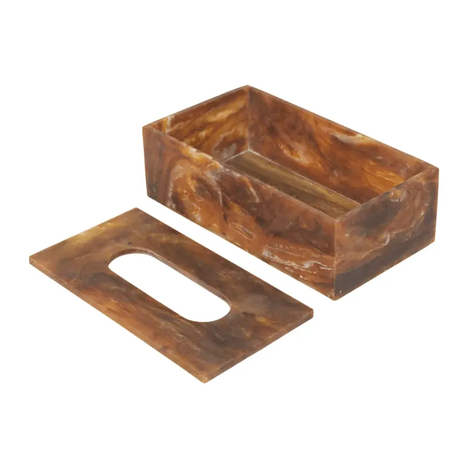 Best Ferm Living Caja de pañuelos Mist 12x21,5 cm, Sugar Kelp Gris