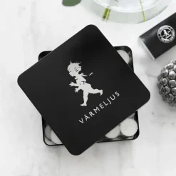Online Solstickan Design Caja de velas Solstickan 21x21 cm, mate Negro