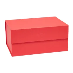 New OYOY Caja Hako A5, Cherry red Rojo