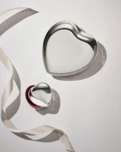 Discount Georg Jensen Caja Heart ask, Acero inoxidable Plateado