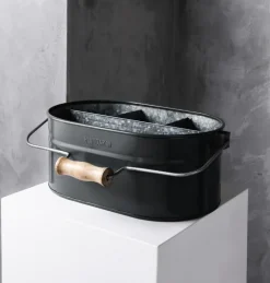 Best Humdakin Caja System bucket 30x19 cm, Matte black NegroPlateado