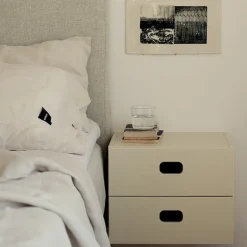 TÔNN furniture Cajonera TÔNN pequeño, Off-white Blanco