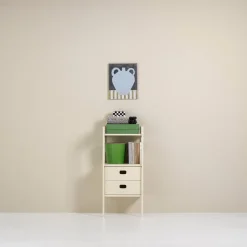 TÔNN furniture Cajonera TÔNN pequeño, Off-white Blanco