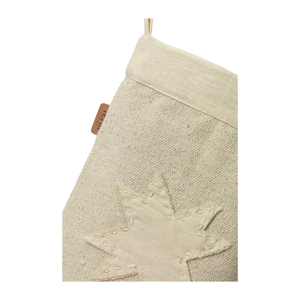 Best Ferm Living Calcetín de navideño Vela, Natural Beige